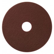8” Floor buffing MAROON clean damp buff dry pad.